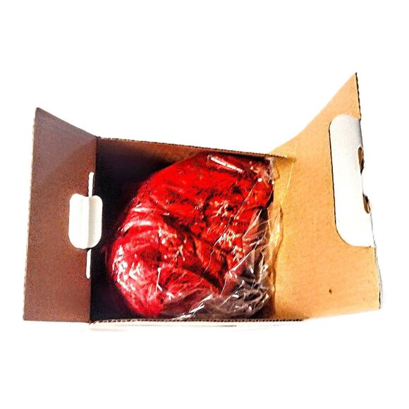 FUTEI Holiday Red Faux Fur w/Silver Snowflakes & Stars Pillow Covers 18" Set 2 - Picture 8 of 10